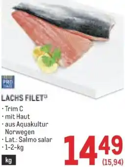 Metro Lachs filet Angebot