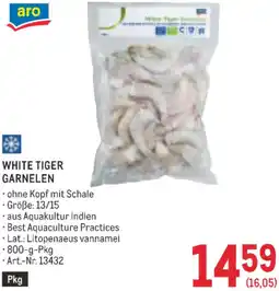 Metro White tiger garnelen Angebot