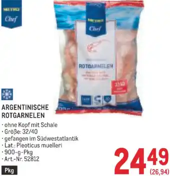 Metro Argentinische rotgarnelen Angebot