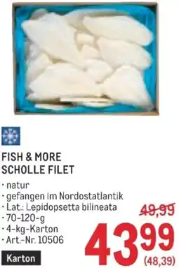 Metro Fish & more scholle filet Angebot