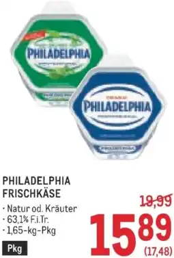 Metro Philadelphia frischkäse Angebot