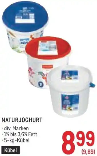 Metro Naturjoghurt Angebot