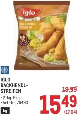Metro Iglo backhendl- streifen Angebot