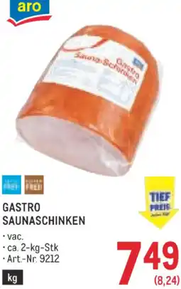 Metro Gastro saunaschinken Angebot