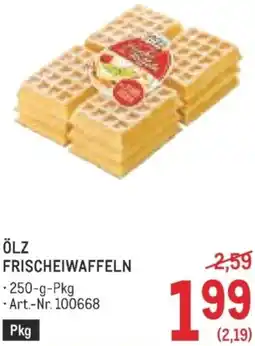 Metro Ölz frischeiwaffeln Angebot