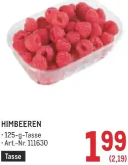 Metro Himbeeren Angebot
