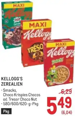 Metro Kellogg's zerealien Angebot