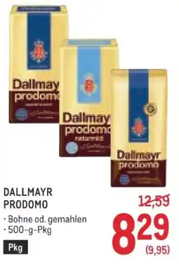Metro Dallmayr Prodomo Angebot