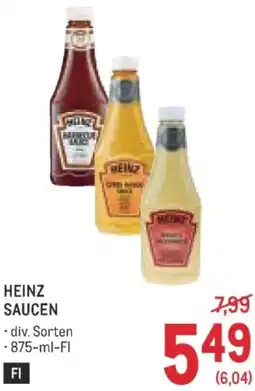 Metro Heinz saucen Angebot
