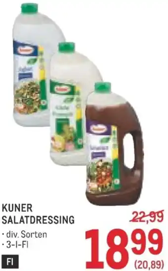Metro Kuner salatdressing Angebot