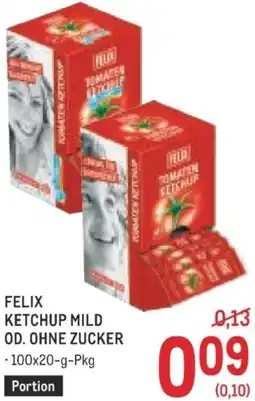 Metro Felix ketchup mild od. ohne zucker Angebot