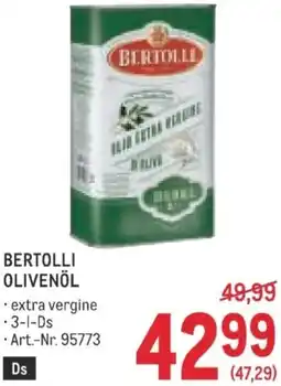 Metro Bertolli olivenöl Angebot