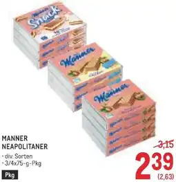 Metro Manner neapolitaner Angebot
