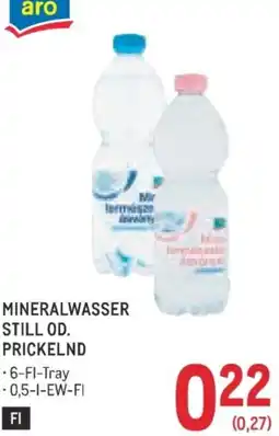 Metro Mineralwasser still od. prickelnd Angebot