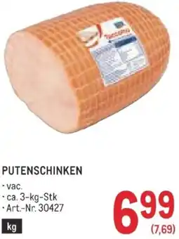 Metro Putenschinken Angebot