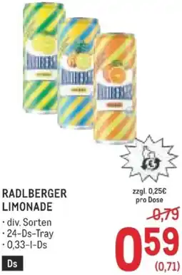 Metro Radlberger limonade Angebot