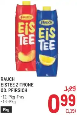 Metro Rauch eistee zitrone od. pfirsich Angebot