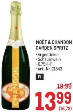 Metro Moët & chandon garden spritz Angebot