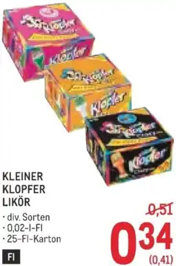 Metro Kleiner klopfer likör Angebot