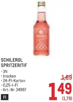 Metro Schilerol spritzeritif Angebot