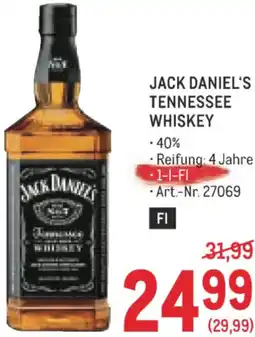 Metro Jack daniel's tennessee whiskey Angebot
