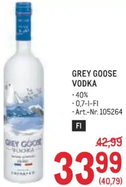 Metro Grey goose vodka Angebot