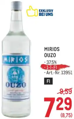 Metro Mirios ouzo Angebot
