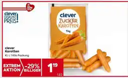 Billa clever Karotten Angebot