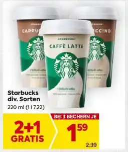 Billa Starbucks div. Sorten Angebot