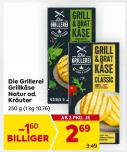 Billa Die Grillerei Grillkäse Natur od. Kräuter Angebot