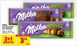 Billa Milka Schokolade div. Sorten Angebot