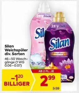 Billa Silan Weichspüler div. Sorten Angebot