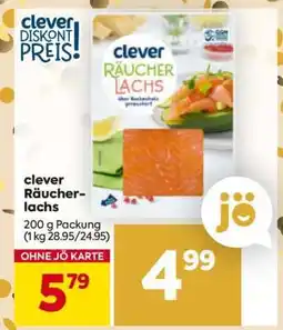 Billa clever Räucherlachs Angebot