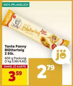 Billa Tante Fanny Blätterteig 2 Stk Angebot