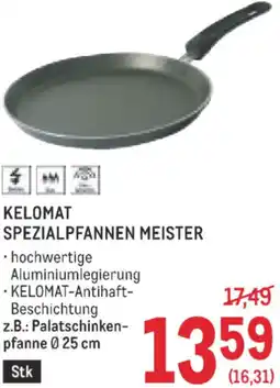 Metro Kelomat spezialpfannen meister Angebot