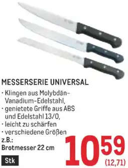 Metro Messerserie universal Angebot