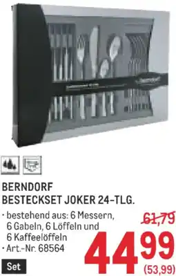 Metro Berndorf besteckset joker Angebot