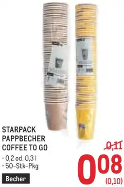 Metro Starpack pappbecher coffee to go Angebot