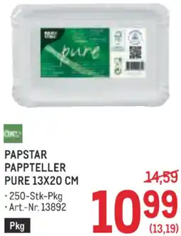Metro Papstar pappteller pure Angebot