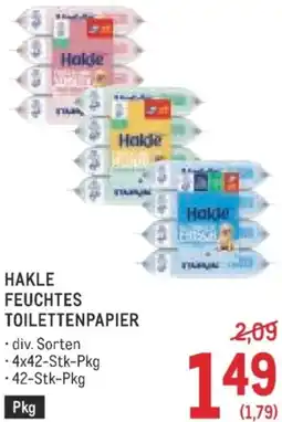 Metro Hakle feuchtes toilettenpapier Angebot