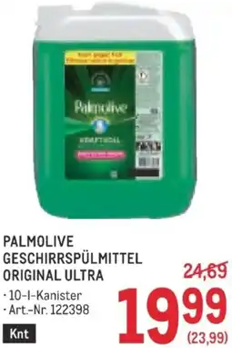 Metro Palmolive geschirrspülmittel original ultra Angebot