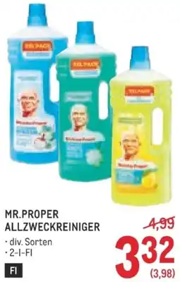Metro Mr.proper allzweckreiniger Angebot