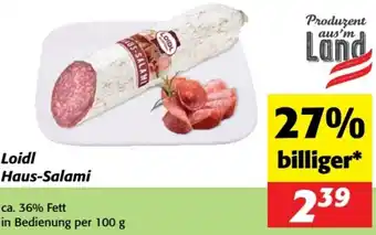Nah&Frisch Loidl Haus-Salami Angebot
