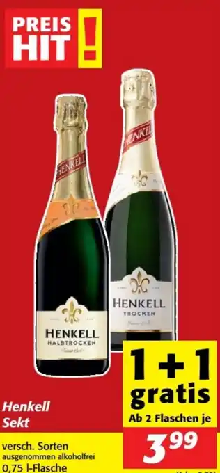 Nah&Frisch Henkell Sekt Angebot