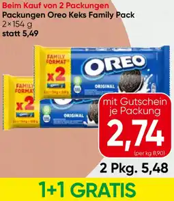 Eurospar Packungen Oreo Keks Family Pack Angebot