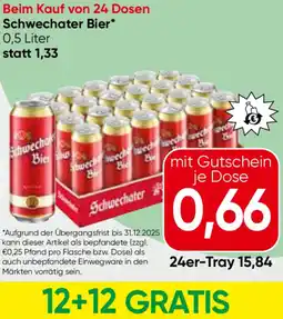 Eurospar Schwechater Bier Angebot