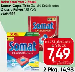 Eurospar Somat Caps/Tabs oder Classic Pulver Angebot