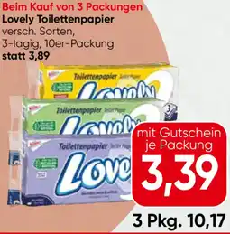 Eurospar Lovely Toilettenpapier Angebot