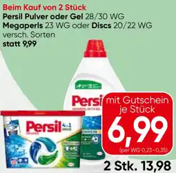 Eurospar Persil Pulver oder Gel Megaperls oder Discs Angebot