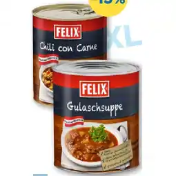 T&G Felix Gulaschsuppe oder Chili con Carne T&G Angebot